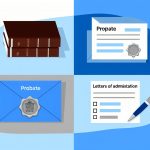 Illustration representing probate vs. letters of administration: what’s the difference?