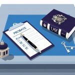 Illustration representing what is probate and when is it needed in the uk?