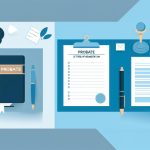 Illustration representing probate vs. letters of administration: understanding the key differences