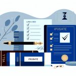 Illustration representing reducing stress: how probate services can ease the burden on bereaved families