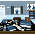 Illustration representing the hidden threat in probate: how fraudsters exploit the system
