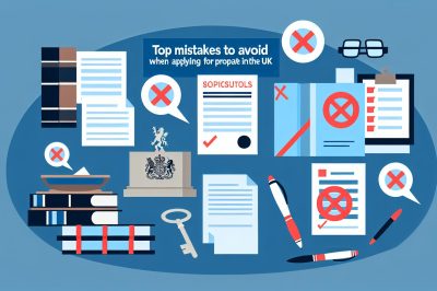 Top Mistakes to Avoid When Applying for Probate in the UK