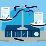 Illustration representing settlement agreements made simple: how swansea legal solutions supports higher education and healthcare sectors