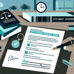 Illustration representing stop disputes early: settlement agreements that save time and costs