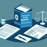 Illustration representing protecting your brand: how settlement agreements safeguard business reputation