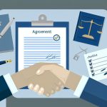 Illustration representing workplace conflicts resolved: the peace of mind settlement agreements bring