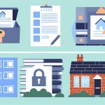 Illustration representing probate and property in the uk: what happens to a house after death